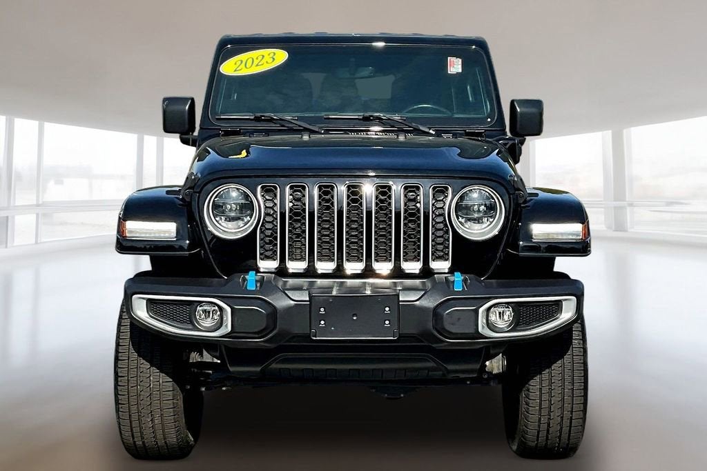 Used 2023 Jeep Wrangler 4xe Sahara 4XE with VIN 1C4JJXP61PW683421 for sale in Milford, CT