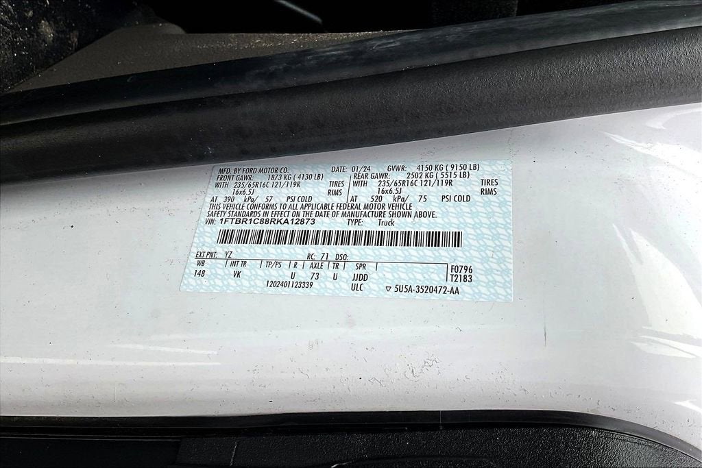 2024 Ford Transit Cargo Van T250 RWD MED RF