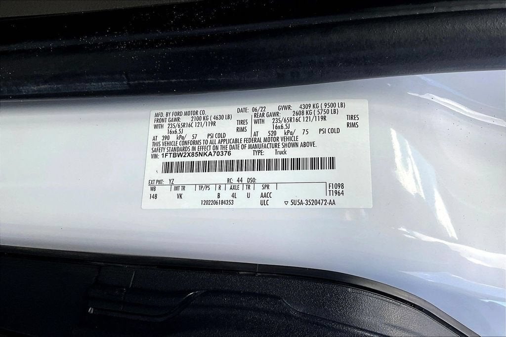 2022 Ford Transit Cargo Van T350 AWD HI 9500