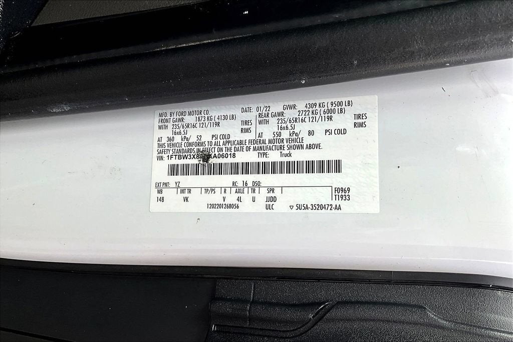 2022 Ford Transit Cargo Van T350 RWD EL HI 95