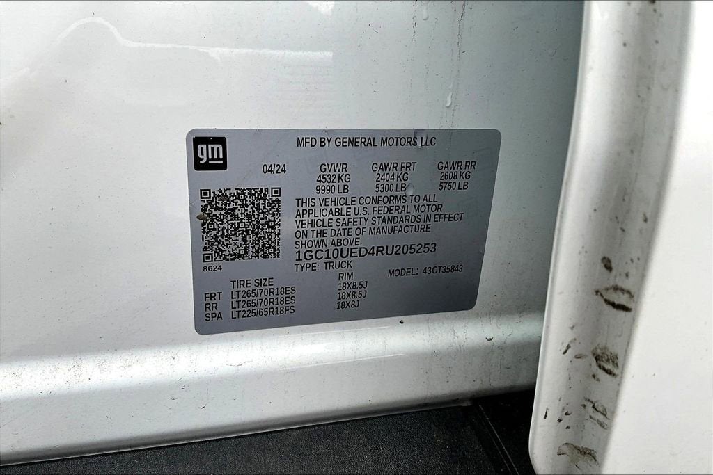 2024 Chevrolet Silverado EV Work Truck