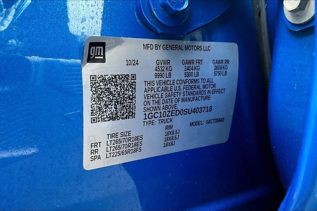 2025 Chevrolet Silverado EV LT - Extended Range