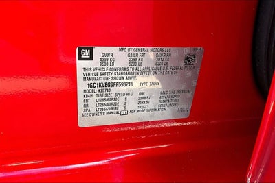 2015 Chevrolet Silverado 2500 HD LT