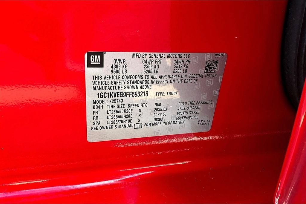 2015 Chevrolet Silverado 2500 HD LT