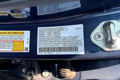 2023 Honda Accord Hybrid EX-L