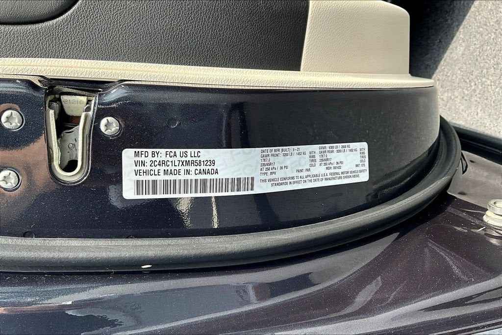 2021 Chrysler Pacifica Hybrid Touring L
