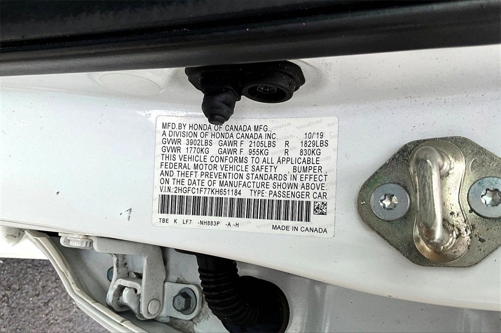 2019 Honda Civic Sedan EX-L