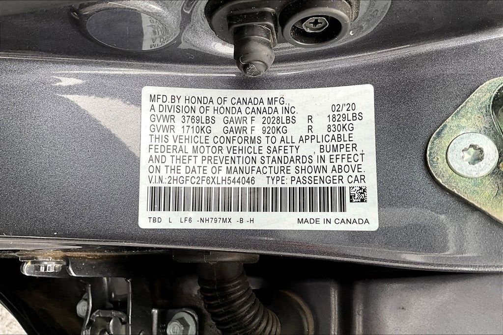 2020 Honda Civic Sedan LX
