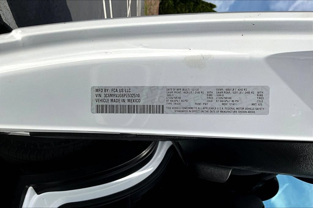2023 RAM ProMaster Cargo Van 3500 HIGH ROOF 15