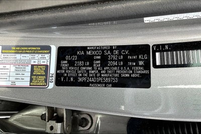 2023 Kia Forte LXS