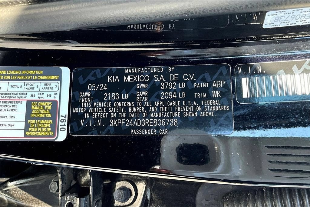 2024 Kia Forte LXS