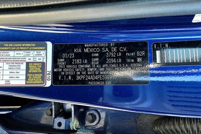 2023 Kia Forte LXS