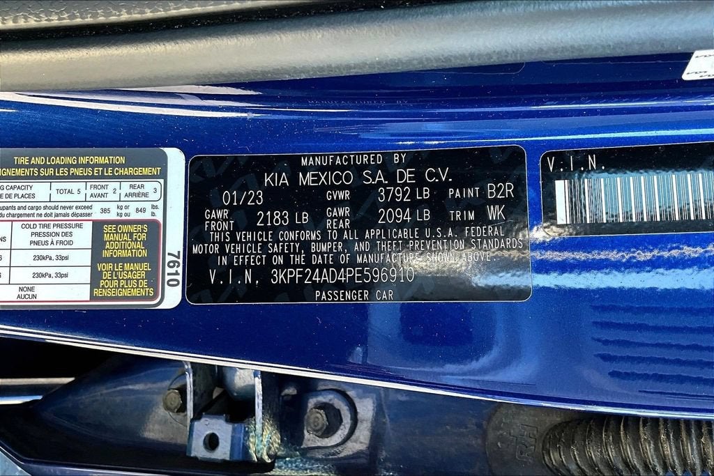 2023 Kia Forte LXS