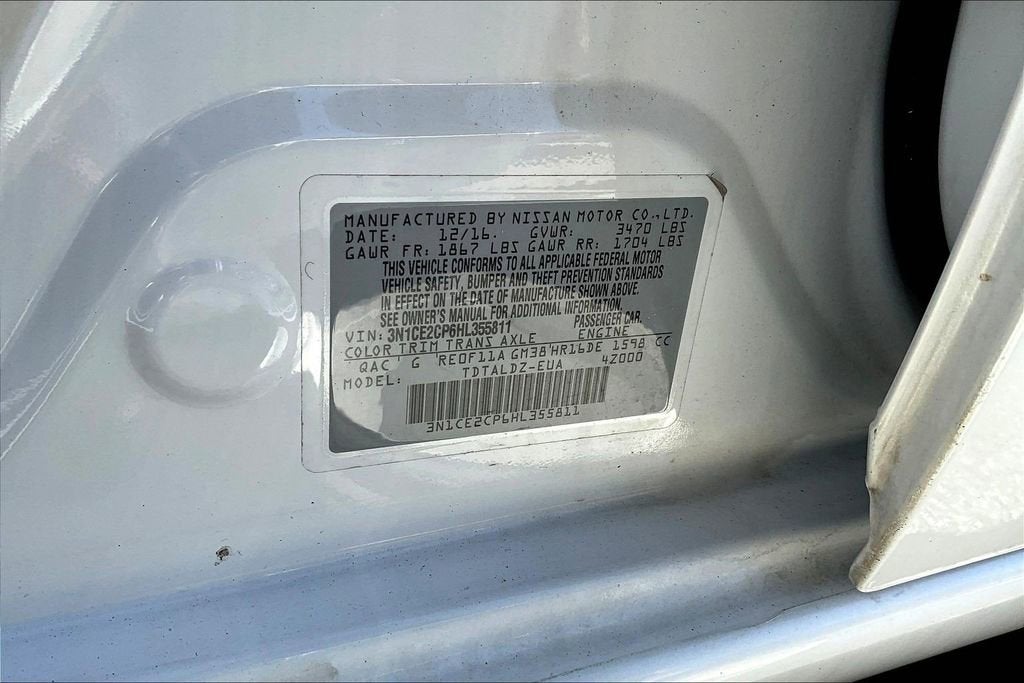 2017 Nissan Versa Note SV