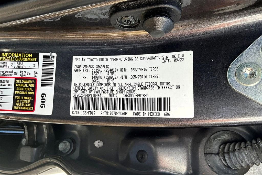 2023 Toyota Tacoma 4WD SR