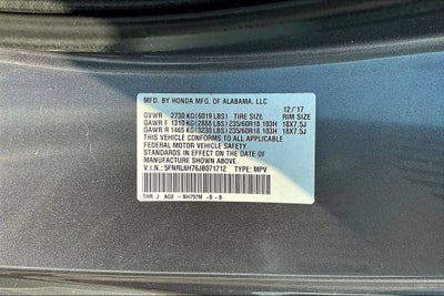 2018 Honda Odyssey EX-L