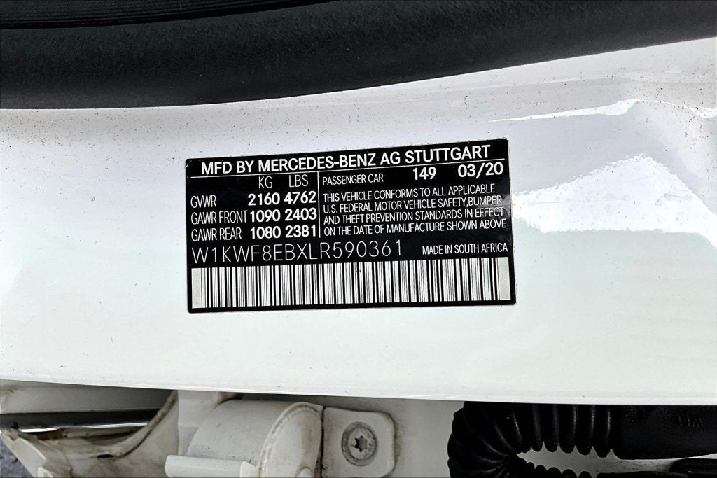 2020 Mercedes-Benz C-Class C 300