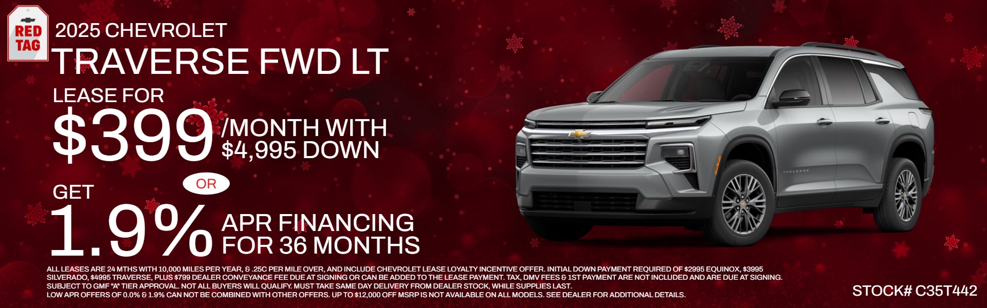 Gray 2025 TRAVERSE on Fall theme