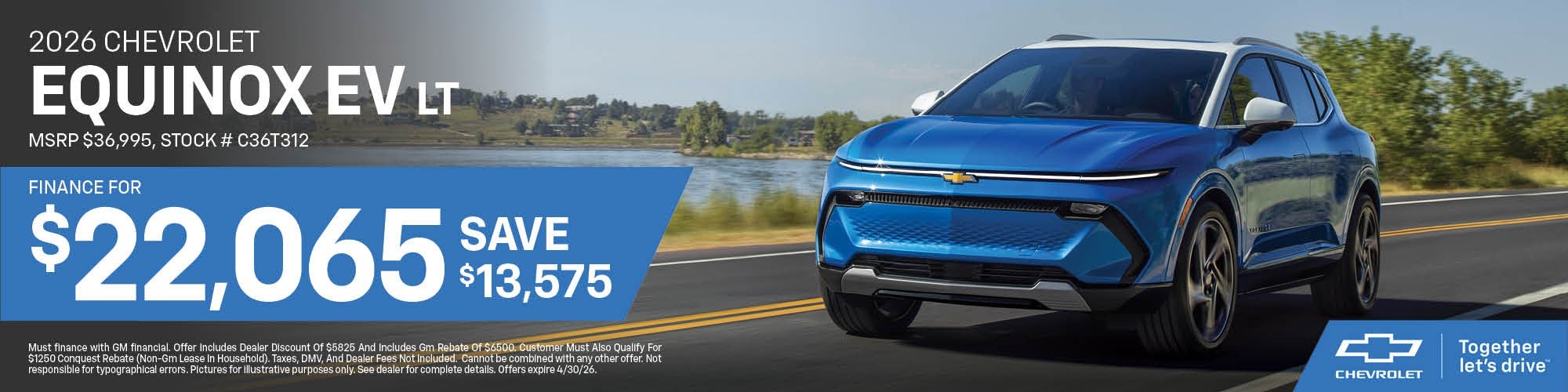 2026 Equinox EV LT Lease