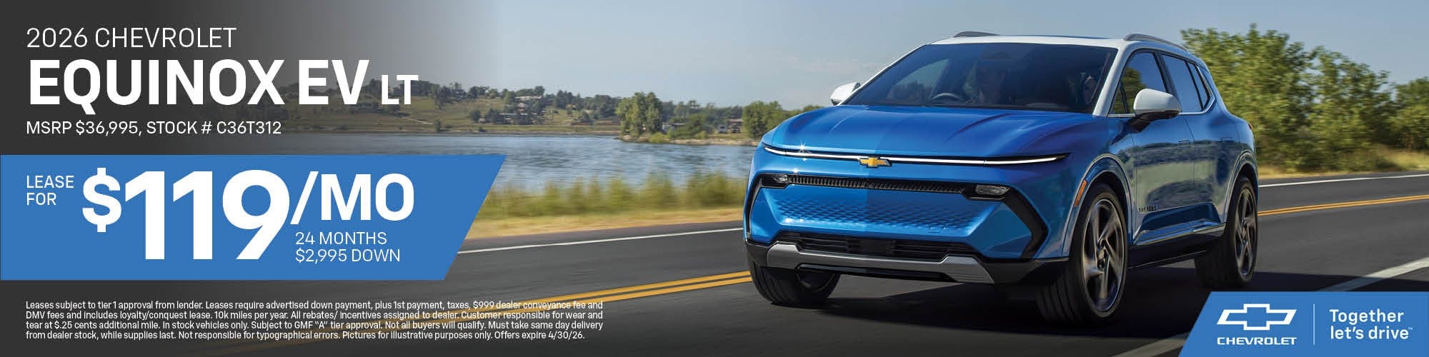 2026 Equinox EV LT Finance