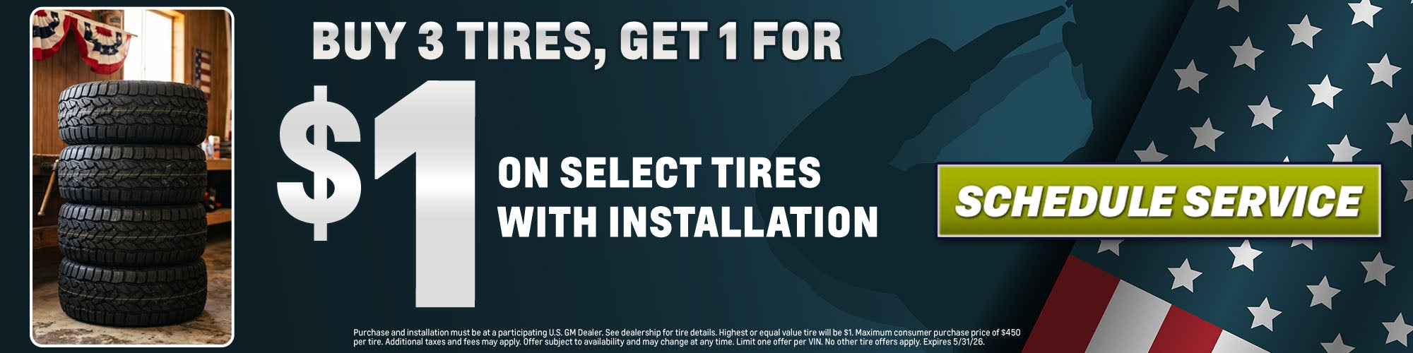 May tires savings
