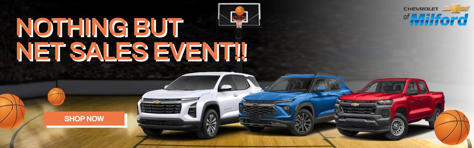 model lineup on basketball theme