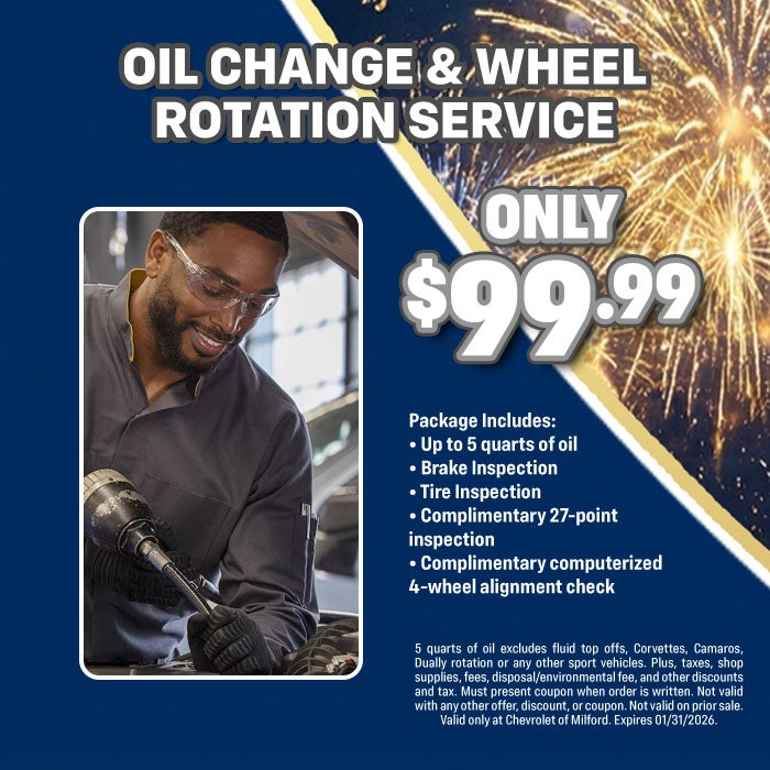 Oil Change & Wheel Rotation Service