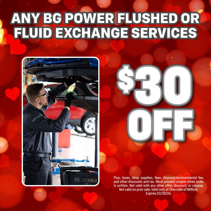 Any BG Power Flushed or Fluid Exchange Services