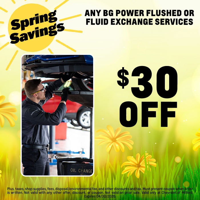 Any BG Power Flushed or Fluid Exchange Services