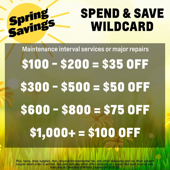 SPEND & SAVE WILDCARD