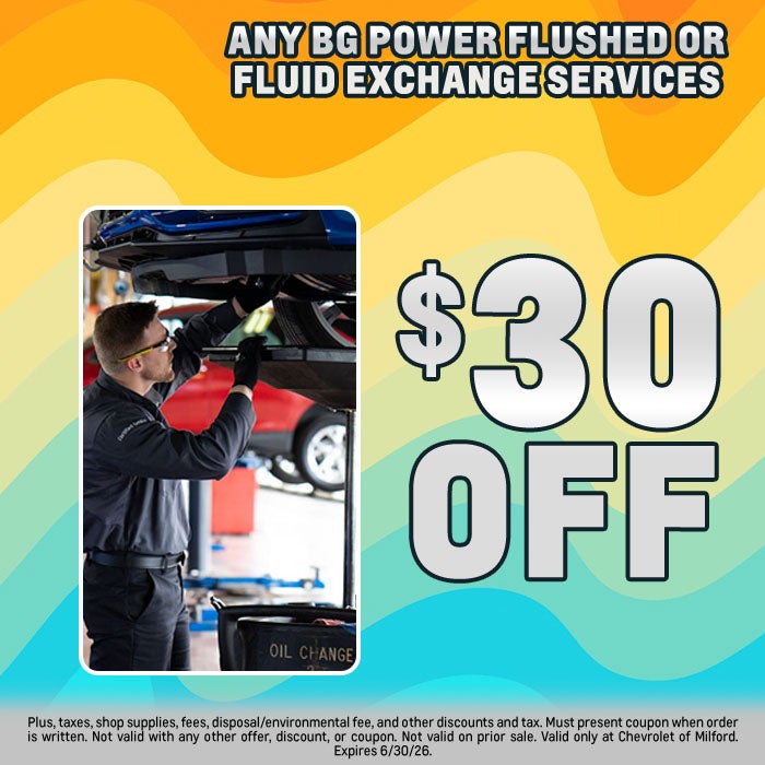 Any BG Power Flushed or Fluid Exchange Services